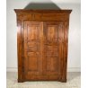 ANTICO PICCOLO ARMADIO GUARDAROBA RUSTICO 1800 LEGNO ABETE 2 ANTE OLD