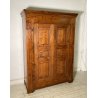 ANTICO PICCOLO ARMADIO GUARDAROBA RUSTICO 1800 LEGNO ABETE 2 ANTE OLD