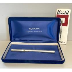 AURORA Hastil PENNA SFERA ARGENTO 925 Design Zanuso VINTAGE BALLPOINT PEN BOX