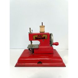 antico GIOCO latta MACCHINA da CUCIRE anni 1940 "REGINA" made in Germany BERLIN