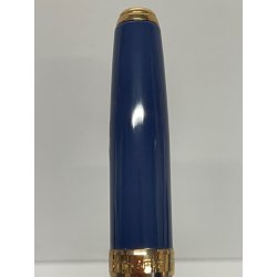 PENNA SFERA SHAFFER PRELUDE LACCA BLU DORATA BALLPOINT PEN BOX SCATOLA USA