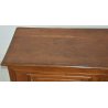 ANTICA CASSAPANCA LOMBARDA legno NOCE epoca 1800 IMPERO OLD WOOD CHEST FORMELLA