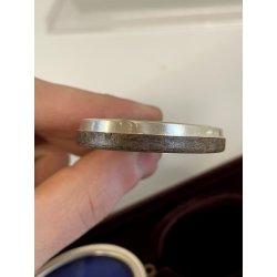 vintage piccole 3 CORNICI OVALI ARGENTO 800 punzonate PORTA FOTO porta ritratti