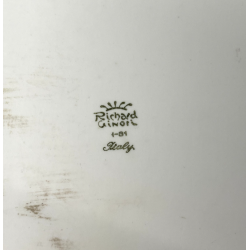 VASSOIO CENTROTAVOLA RICHARD GINORI Rapallo PORTA FRUTTA DECORO FLOREALE NASTRO