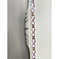 VASSOIO CENTROTAVOLA RICHARD GINORI Rapallo PORTA FRUTTA DECORO FLOREALE NASTRO