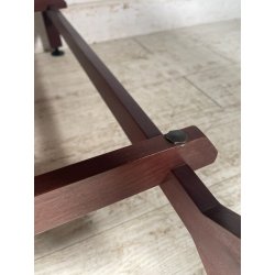 TAVOLINO SALOTTO DANESE FUME VINTAGE ANNI 60 LEGNO DESIGN MID-CENTURY TABLE