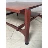 TAVOLINO SALOTTO DANESE FUME VINTAGE ANNI 60 LEGNO DESIGN MID-CENTURY TABLE