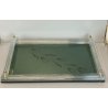 VASSOIO VETRO SPECCHIATO ASTE IN VETRO DECORO FOGLIATO MOLATO BAR o VANITY TRAY