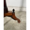 ANTICO TAVOLINO STILE IMPERO TRESPOLO ESPOSITORE LEGNO NOCE EPOCA '800 SALOTTO