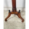 ANTICO TAVOLINO STILE IMPERO TRESPOLO ESPOSITORE LEGNO NOCE EPOCA '800 SALOTTO