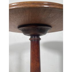 ANTICO TAVOLINO STILE IMPERO TRESPOLO ESPOSITORE LEGNO NOCE EPOCA '800 SALOTTO