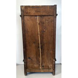 antico ARMADIO in MINIATURA gioco BAMBOLA h 44,5 LEGNO ciliegio MODELLINO 1900