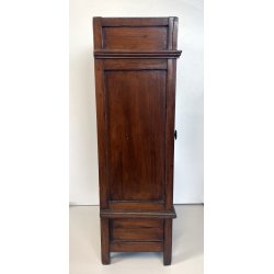 antico ARMADIO in MINIATURA gioco BAMBOLA h 44,5 LEGNO ciliegio MODELLINO 1900