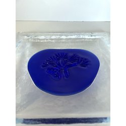 grande CENTROTAVOLA PIATTO in VETRO di MURANO VENEZIA decorativo SVOTATASCHE