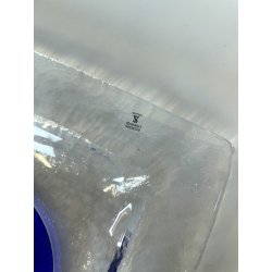 grande CENTROTAVOLA PIATTO in VETRO di MURANO VENEZIA decorativo SVOTATASCHE