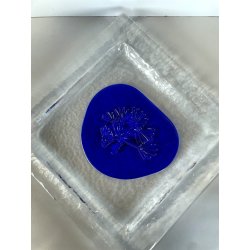 grande CENTROTAVOLA PIATTO in VETRO di MURANO VENEZIA decorativo SVOTATASCHE