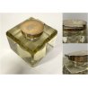 ANTICO CALAMAIO CRISTALLO MOLATO TAPPO ARGENTO Mappin & Webb INKWELL SILVER TOP