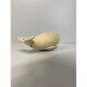 SCULTURA FIGURA CANTO della BALENA GRES WHITE WHALE FIGURE SOUND