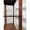 ANTICA ETAGERE LEGNO NOCE EPOCA 1800 LIBRERIA CONSOLLE MOBILE SCAFFALE 4 RIPIANI