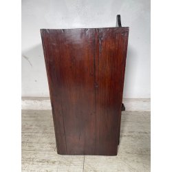 ANTICO STIPO MOBILE MENSOLA da PARETE LEGNO 1800 ANTA CONSOLLE CREDENZA A MURO