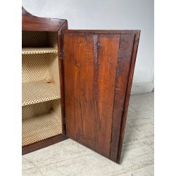 ANTICO STIPO MOBILE MENSOLA da PARETE LEGNO 1800 ANTA CONSOLLE CREDENZA A MURO