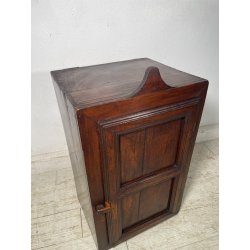 ANTICO STIPO MOBILE MENSOLA da PARETE LEGNO 1800 ANTA CONSOLLE CREDENZA A MURO