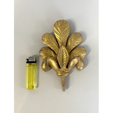 ANTICO FREGIO LEGNO foglia oro DECORO PALMA RAMAGE EPOCA 1800