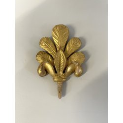 ANTICO FREGIO LEGNO foglia oro DECORO PALMA RAMAGE EPOCA 1800