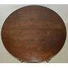 ANTICO TAVOLO 1800 IMPERO Carlo X ROTONDO ø113 legno NOCE allungabile 2,85 m OLD