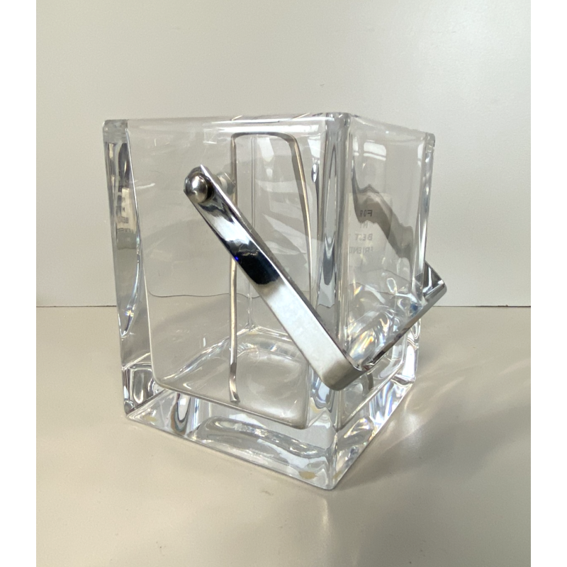 SECCHIELLO GHIACCIO CRISTALLO Sevres FRANCE PINZA GHIACCIO Alessi VINTAGE '900