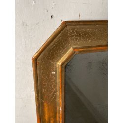 ANTICA SPECCHIERA DORATA CORNICE VASSOIO EPOCA 800 OLD SPECCHIO LEGNO FOGLIA ORO