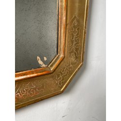 ANTICA SPECCHIERA DORATA CORNICE VASSOIO EPOCA 800 OLD SPECCHIO LEGNO FOGLIA ORO
