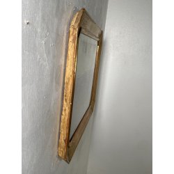 ANTICA SPECCHIERA DORATA CORNICE VASSOIO EPOCA 800 OLD SPECCHIO LEGNO FOGLIA ORO