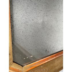 ANTICA SPECCHIERA DORATA CORNICE VASSOIO EPOCA 800 OLD SPECCHIO LEGNO FOGLIA ORO