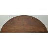ANTICO TAVOLO 1800 IMPERO Carlo X ROTONDO ø113 legno NOCE allungabile 2,85 m OLD