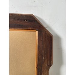 ANTICA GRANDE SPECCHIERA VASSOIO CORNICE DORATA 1800 SPECCHIO LEGNO FOGLIA ORO