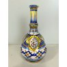 ANTICO VASETTO MAIOLICA STEMMA Certosa di Firenze DECORO FIORENTINO 16,5 cm/h