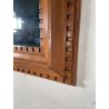ANTICA PICCOLA SPECCHIERA NEO-CLASSICA CORNICE LEGNO TRENTINA 1950 45X55CM