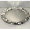 VASSOIO ACCIAIO INOX "Foix" DESIGN  Lluis Clotet PER ALESSI ø 44 cm VINTAGE TRAY