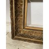ANTICA CORNICE BAROCCA DORATA epoca 900 OLD LEGNO SCOLPITO FOGLIA ORO 44 X 59 CM