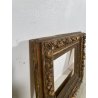 ANTICA CORNICE BAROCCA DORATA epoca 800 OLD LEGNO SCOLPITO FOGLIA ORO 63 X 52 CM