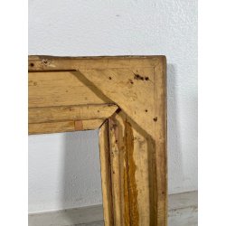 ANTICA CORNICE BAROCCA DORATA epoca 800 OLD LEGNO SCOLPITO FOGLIA ORO 63 X 52 CM