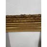 ANTICA GRANDE CORNICE BAROCCA DORATA epoca 800 OLD LEGNO FOGLIA ORO 58 X 71 CM