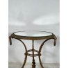 ANTICO RARO TAVOLINO TRESPOLO LIBERTY VITTORIANO OTTONE EPOCA 1800 SPECCHIO OLD