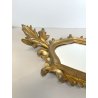 elegante piccola CONSOLE con SPECCHIERA DORATA epoca '900 stile BAROCCO legno