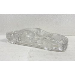 SCULTURA VETRO FERRARI TESTAROSSA MODELLINO GLASS VINTAGE GERMANIA