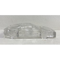 SCULTURA VETRO FERRARI TESTAROSSA MODELLINO GLASS VINTAGE GERMANIA