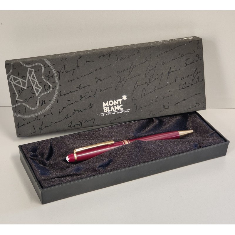 PENNA SFERA Montblanc Meisterstuck CLASSIC BORDEAUX ORO Vintage Ballpoint Pen