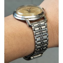 ANTICO OROLOGIO POLSO Arcadia 17 rubis ANNI 60 OLD WRIST WATCH montre de poche