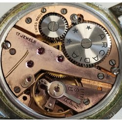 ANTICO OROLOGIO POLSO Arcadia 17 rubis ANNI 60 OLD WRIST WATCH montre de poche